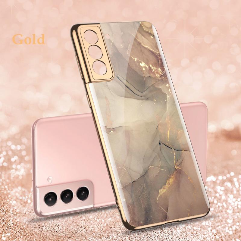 2021 Luxury Plating Pattern Camera All-inclusive Electroplating Process Case For Samsung S21 S21 Plus S21 Ultra - {{ shop_name}} EasyOutdoor