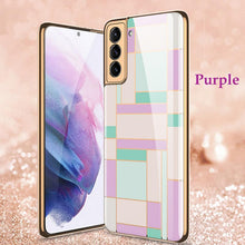 Load image into Gallery viewer, 2021 Luxury Plating Pattern Camera All-inclusive Electroplating Process Case For Samsung S21 S21 Plus S21 Ultra - {{ shop_name}} EasyOutdoor

