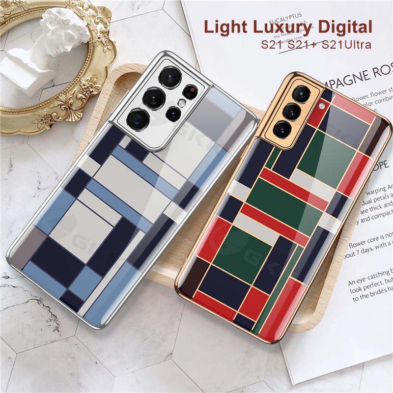 2021 Luxury Plating Pattern Camera All-inclusive Electroplating Process Case For Samsung S21 S21 Plus S21 Ultra - {{ shop_name}} EasyOutdoor