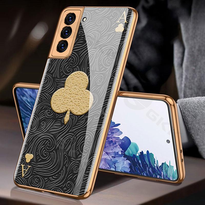 2021 Fashion Plating Pattern Camera All-inclusive Electroplating Process Case For Samsung S21 S21 Plus S21 Ultra - {{ shop_name}} varyfun