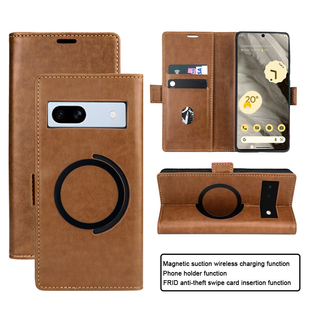 Luxury Leather Cover For Google Pixel 7 8 Series - mycasety2023 Mycasety