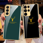 Deer Totem Electroplated Stained Glass Phone Case For Samsung - mycasety2023 Mycasety