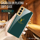 Deer Totem Electroplated Stained Glass Phone Case For Samsung - mycasety2023 Mycasety