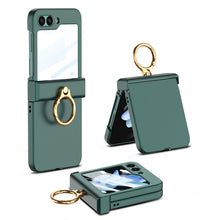 Load image into Gallery viewer, All-inclusive Protective Ring Holder Phone Case For Samsung Galaxy Z Flip5 With Back Screen Protector
