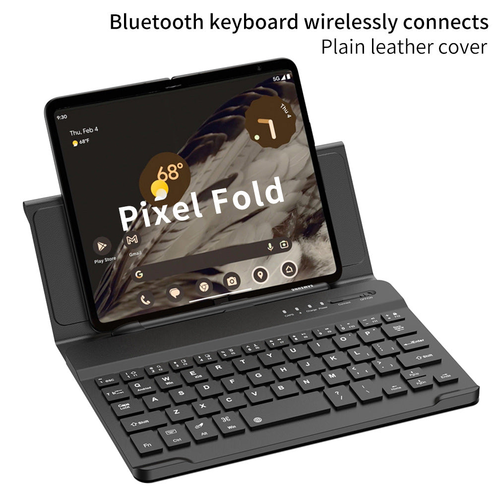 Google Pixel Fold Keyboard Holster Case WIth Pen Slot Stylus - mycasety2023 Mycasety