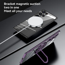 Load image into Gallery viewer, Samsung S23 S23Ultra Matte MagSafe Pull Rod Bracket S23 Ultra Plus Anti-fall Protective Case - mycasety2023 Mycasety

