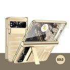 Slim Google Pixel Fold Case with Dual Hinge Protective Screen Protector and Hidden Kickstand - {{ shop_name}} varyfun