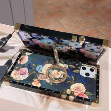 Load image into Gallery viewer, Stylish French Style Flower Lanyard Ring Phone Case for Samsang - {{ shop_name}} varyfun
