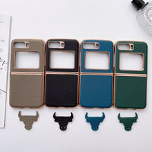 Load image into Gallery viewer, Motorola razr 2023 mobile phone case folding leather case Moto razr 40ultra business case - mycasety2023 Mycasety
