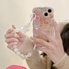 Luxury Pearl Oil Painting Flower iPhone Case - {{ shop_name}} varyfun