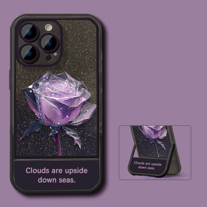 Sparkling Rose iPhone Case with Invisible Kickstand - mycasety2023 Mycasety