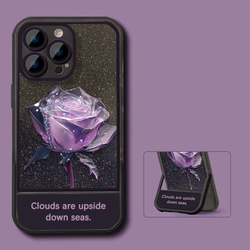Sparkling Rose iPhone Case with Invisible Kickstand - mycasety2023 Mycasety