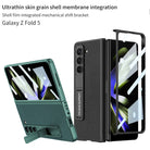 Leather Samsung Galaxy Z Fold5 Case With Film Kickstand - mycasety2023 Mycasety