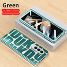 Trend Design Galaxy Z Fold5 Fold4 Fold3 Phantom Plating Case with Hinge Protector - mycasety2023 Mycasety