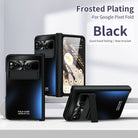 Frosted Plating Google Pixel Fold Case with Hinge Protector Screen Protector and Hidden Kickstand - mycasety2023 Mycasety