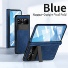 Plain leather Google Pixel Fold Case folding anti-fall hinge all-inclusive protective case - {{ shop_name}} varyfun