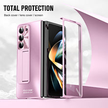 Load image into Gallery viewer, Plating Galaxy Z Fold5 Case with Front Screen Protector &amp; Hidden Stand - mycasety2023 Mycasety

