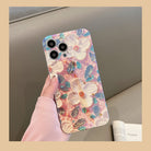 Artistic Vintage Oil Painting Flower iPhone Case - {{ shop_name}} varyfun