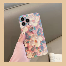 Load image into Gallery viewer, Artistic Vintage Oil Painting Flower iPhone Case - {{ shop_name}} varyfun

