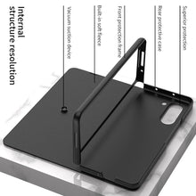 Load image into Gallery viewer, Samsung Z Fold5 Painted Plain Leather Business Protective Phone Case - mycasety2023 Mycasety
