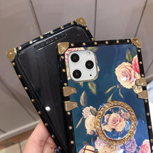 Load image into Gallery viewer, Stylish French Style Flower Lanyard Ring Phone Case for Samsang - {{ shop_name}} varyfun
