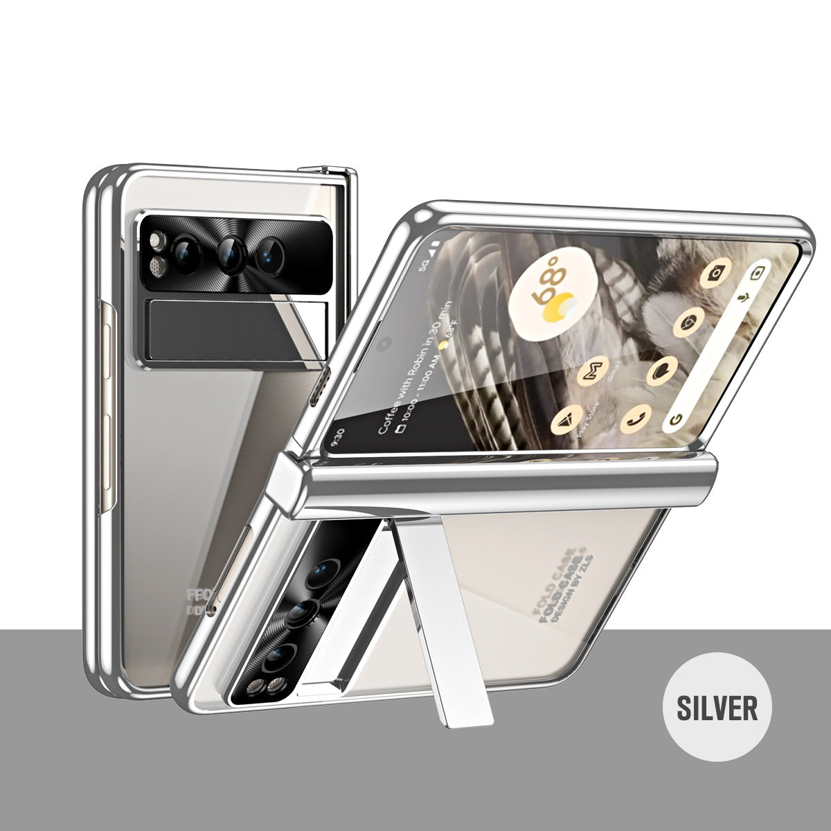 Google Pixel Fold Case Anti-drop All-inclusive Protection Double Pen Slot Hinge & Screen Protector - mycasety2023 Mycasety