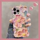 Ins Hot Colorful Oil Painting Flower iPhone Case - mycasety2023 Mycasety