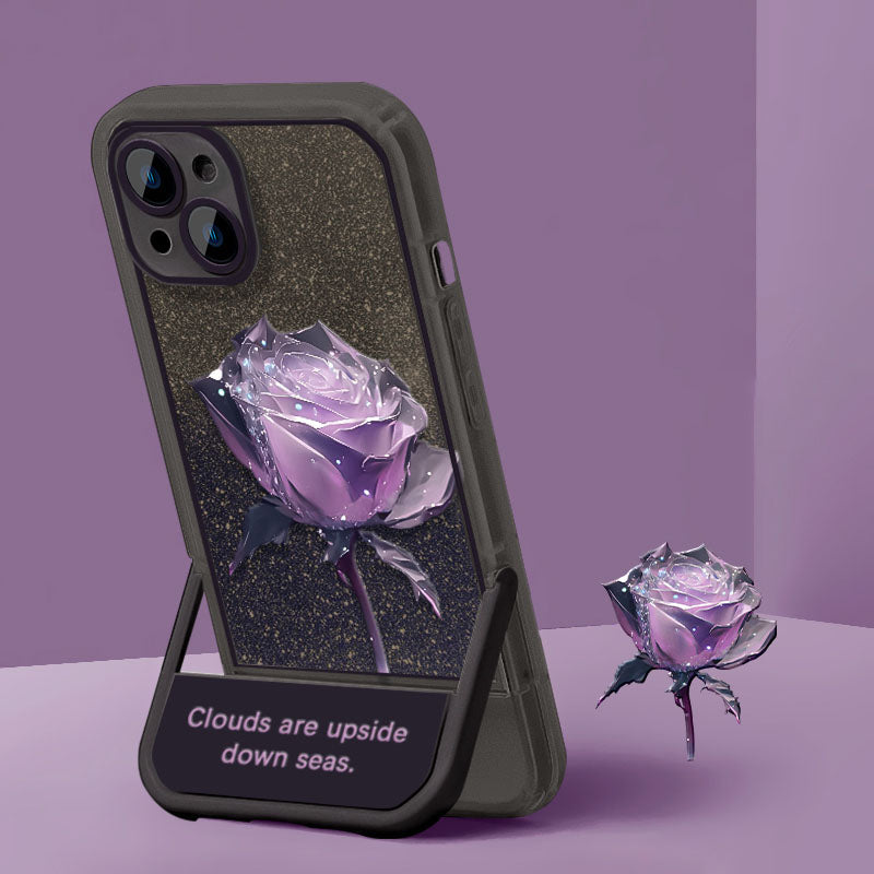 Sparkling Rose iPhone Case with Invisible Kickstand - mycasety2023 Mycasety