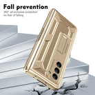 360 All Inclusive Samasung Galaxy Z Fold5 Fold4 Fold3 Case With Hinge Lid & Kick-stand - mycasety2023 Mycasety