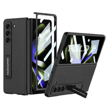 Load image into Gallery viewer, Leather Samsung Galaxy Z Fold5 Case With Film Kickstand - mycasety2023 Mycasety
