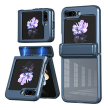 Load image into Gallery viewer, Samsung Z Flip 5 Case With Clear Tempered Glass Film And Magnetic Spring Hinge - mycasety2023 Mycasety
