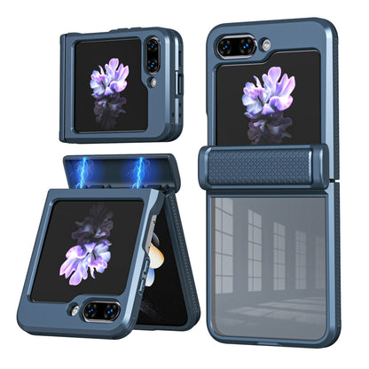 Magnetic Transparent Hinge Protection Samsung Galaxy Z Flip5 Case - mycasety2023 Mycasety