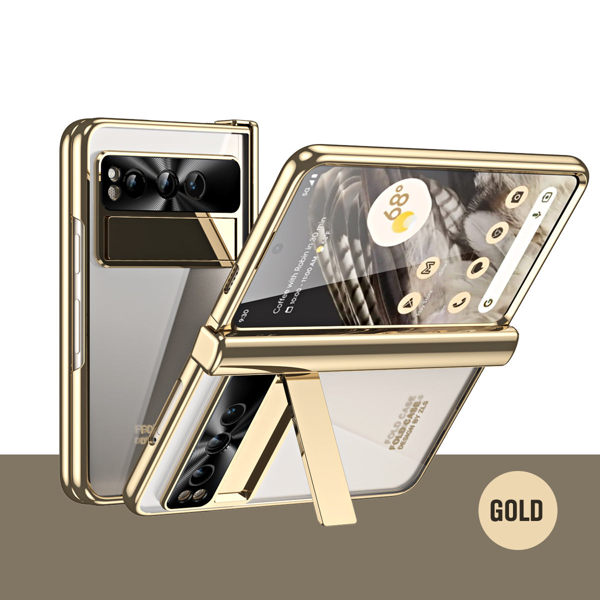 Google Pixel Fold Case Anti-drop All-inclusive Protection Double Pen Slot Hinge & Screen Protector - mycasety2023 Mycasety