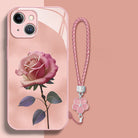 Advanced Purple Rose Liquid Glass iPhone Case - mycasety2023 Mycasety