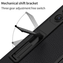 Load image into Gallery viewer, Leather Samsung Galaxy Z Fold5 Case With Film Kickstand - mycasety2023 Mycasety

