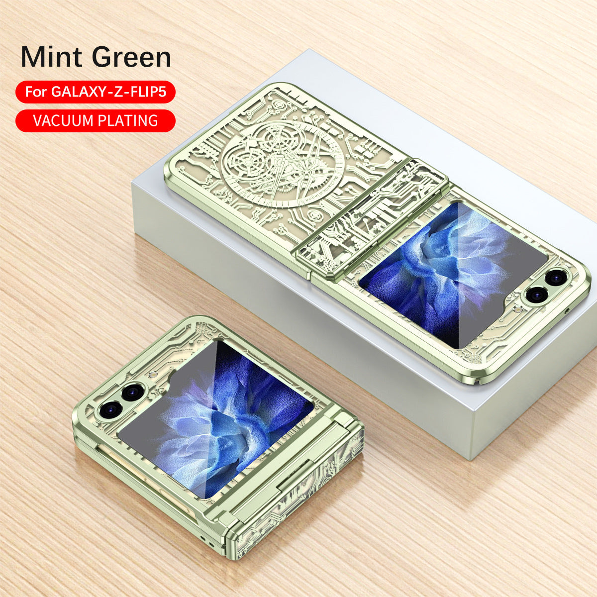 Luxury Electroplated Samsung Flip5 Flip4 Flip3 5G Case All-inclusive Drop-proof Protective Case - mycasety2023 Mycasety