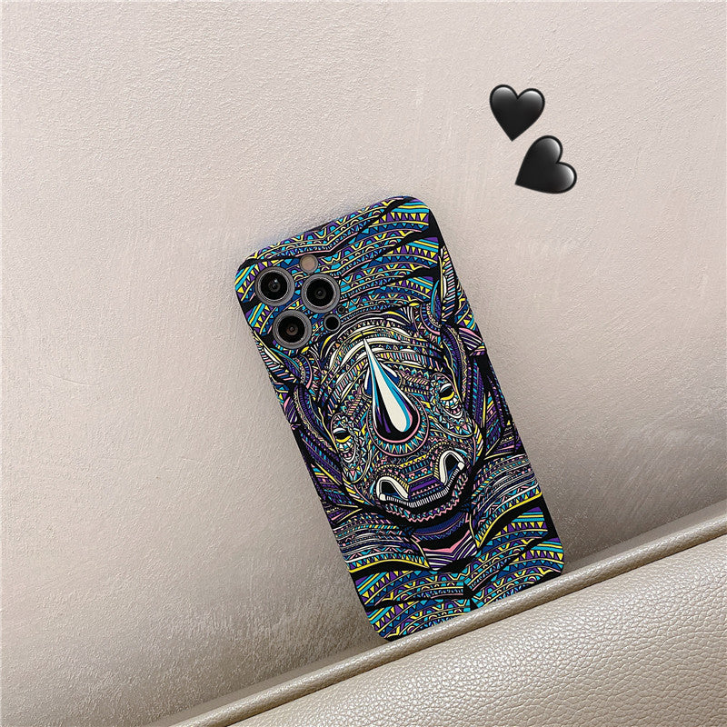 Luminous Animal Totem iPhone Case - mycasety2023 Mycasety