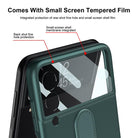 Original Back Screen Glass Matte Hard Cover With Finger-Ring For Samsung Z Flip3 5G - {{ shop_name}} varyfun
