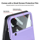 Original Leather Strap Holder Back Screen Glass Hard Cover For Samsung Z Flip 3 5G - {{ shop_name}} varyfun