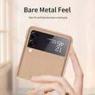 Original Leather Texture Card Package Hard Case For Samsung Galaxy Z Flip 3 5G - {{ shop_name}} varyfun