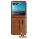Motorola Razr 40 Ultra New Anti-Shock Business Leather Wristband Cover Case - mycasety2023 Mycasety