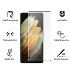 Tempered Full Curved Protective Glass For Samsung Galaxy S22 S21 Ultra Plus - {{ shop_name}} Varyfun