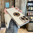 Electroplating iPhone Case with Camera Lens Protector Film - mycasety2023 Mycasety