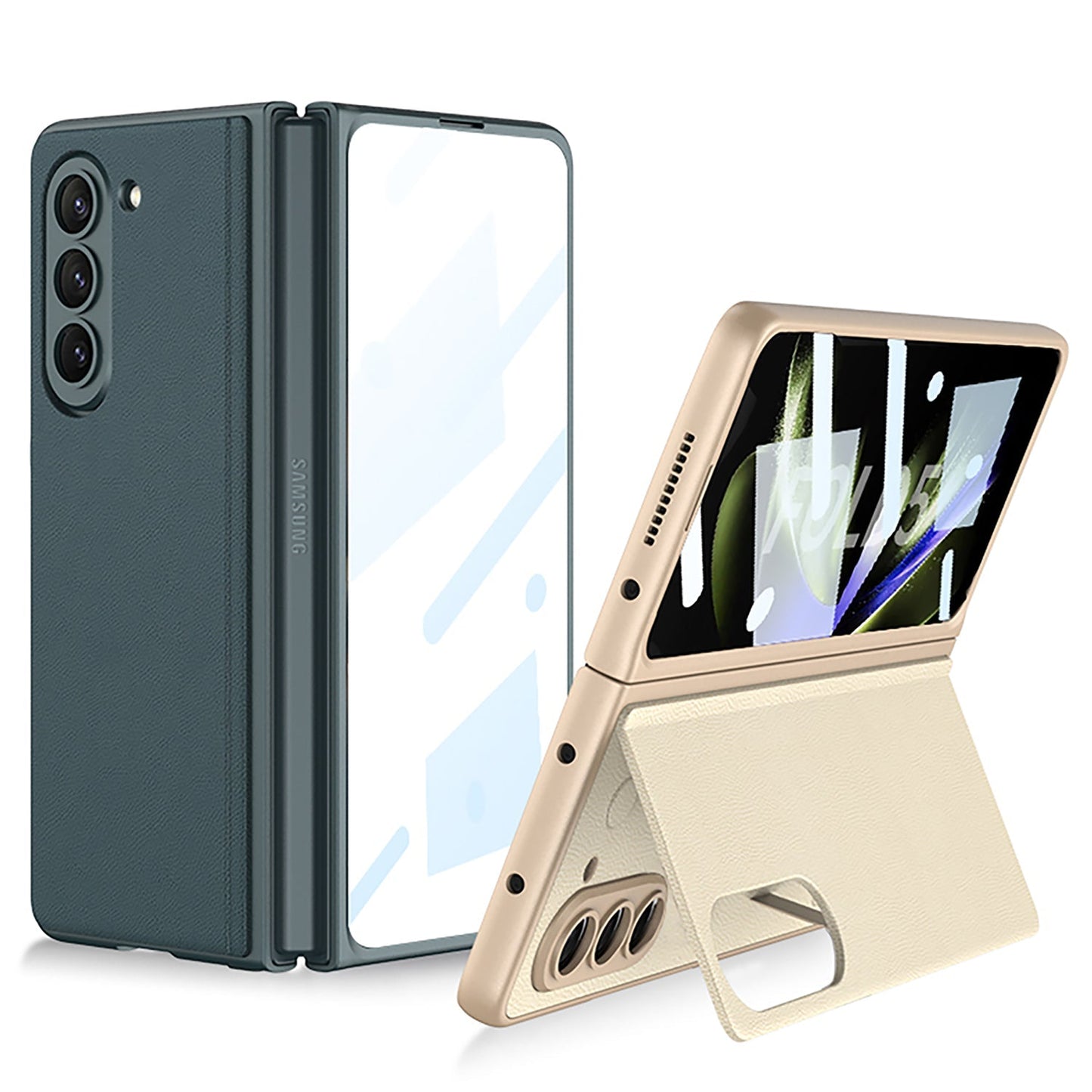 Business Samsung Galaxy Z Fold5 Full Inclusive Leather Case - mycasety2023 Mycasety