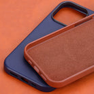 Custom Name Letters Leather Phone Case For iPhone 13 14 14ProMax - mycasety2023 Mycasety