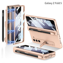 Load image into Gallery viewer, Samsung Galaxy Z Fold5 Case Full Coverage Case with Tempered Glass Protector and Pen Tray Holder - mycasety2023 Mycasety
