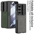Ultra-thin Samsung Galaxy Z Fold5 Full Inclusive Leather Case with Film & Sliding Window Shell - mycasety2023 Mycasety
