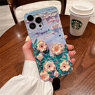 Oil Painting Flower Samsung/iPhone Case - {{ shop_name}} varyfun