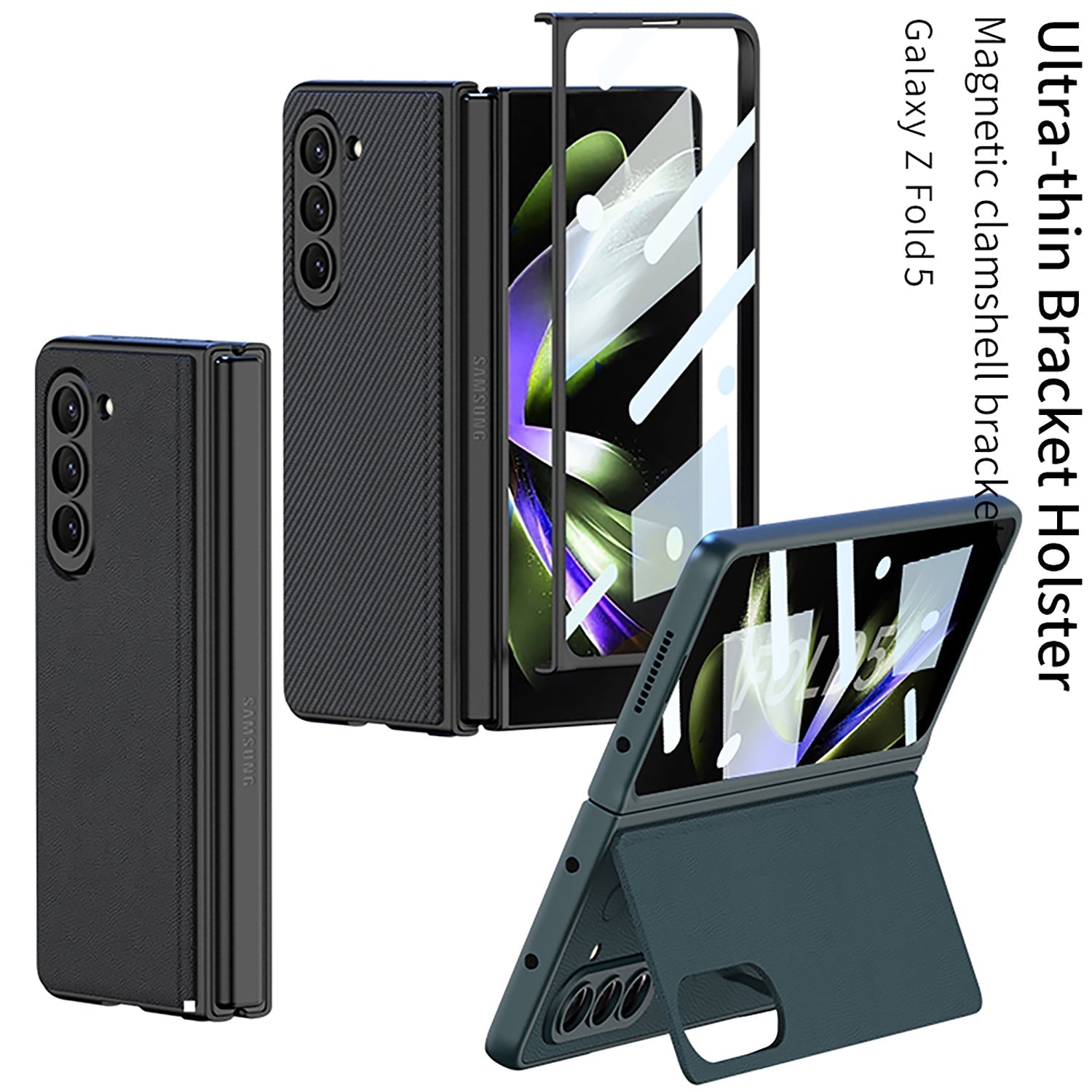 Business Samsung Galaxy Z Fold5 Full Inclusive Leather Case - mycasety2023 Mycasety