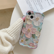 Load image into Gallery viewer, Three-dimensional Oil Painting Flower iPhone Case - {{ shop_name}} varyfun
